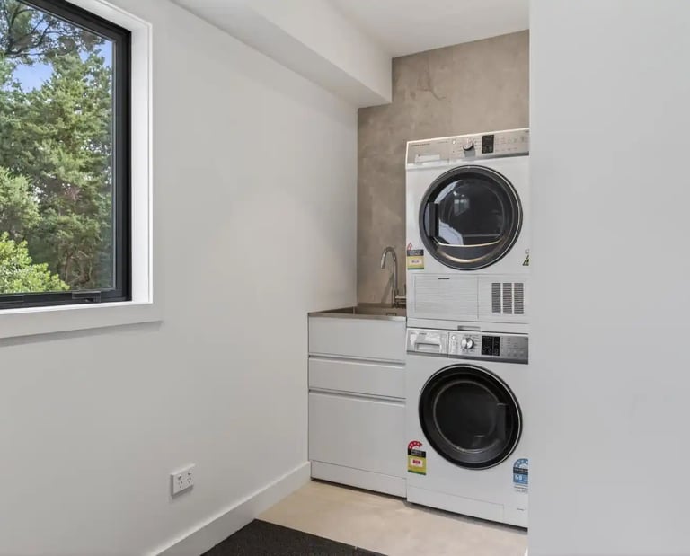 Kaiwaka Mangawhai Road home renovation - laundry in garage - CHR Builders
