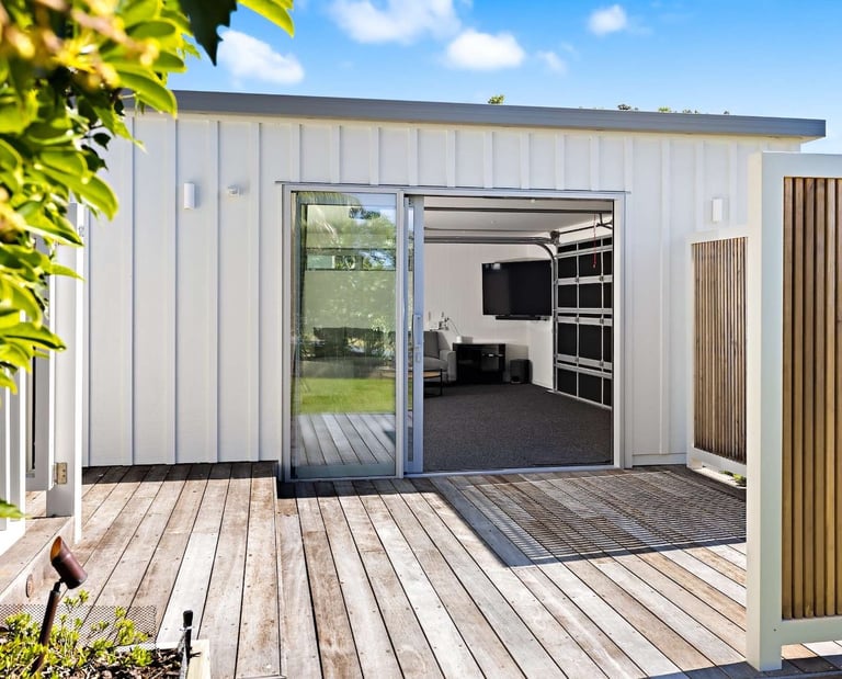 New garage deck and privacy screens - Omaha