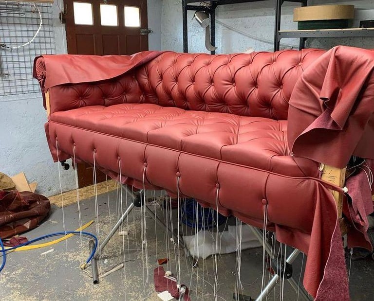 canapé chesterfield en cuir