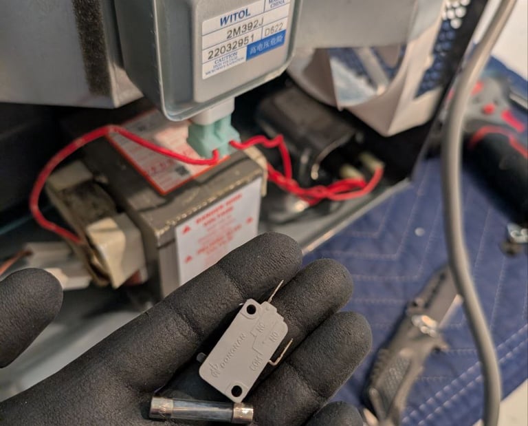 microwave fuse replacement