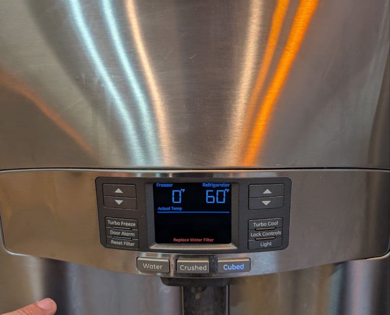 ge cafe fresh food section not cold enough