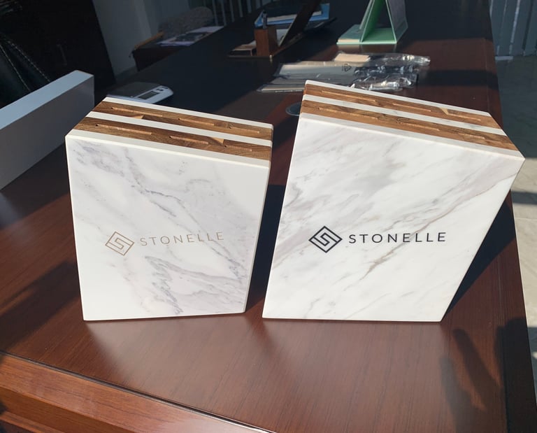 stonelle first samples product prototype