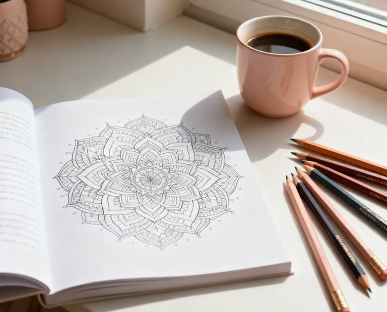 coloring book for stress relief