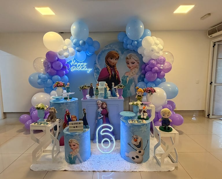 Aluguel de decoração infantil Frozen Freguesia do Ó Zona Norte Oeste