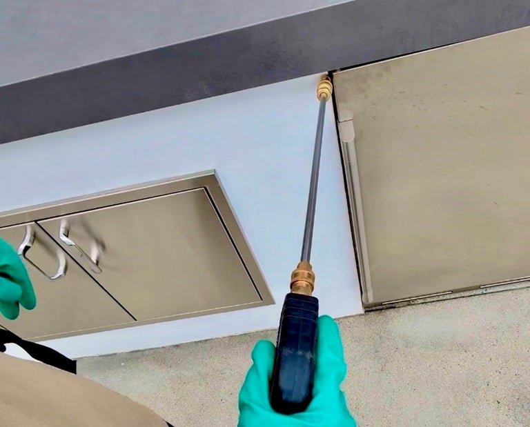 American Roach Treatment (patio area) in Menifee, Murrieta, and Temecula Footprint Pest Management