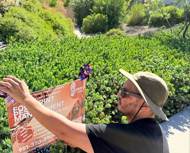 Family-owned pest control in Menifee, CA Footprint Pest Management
