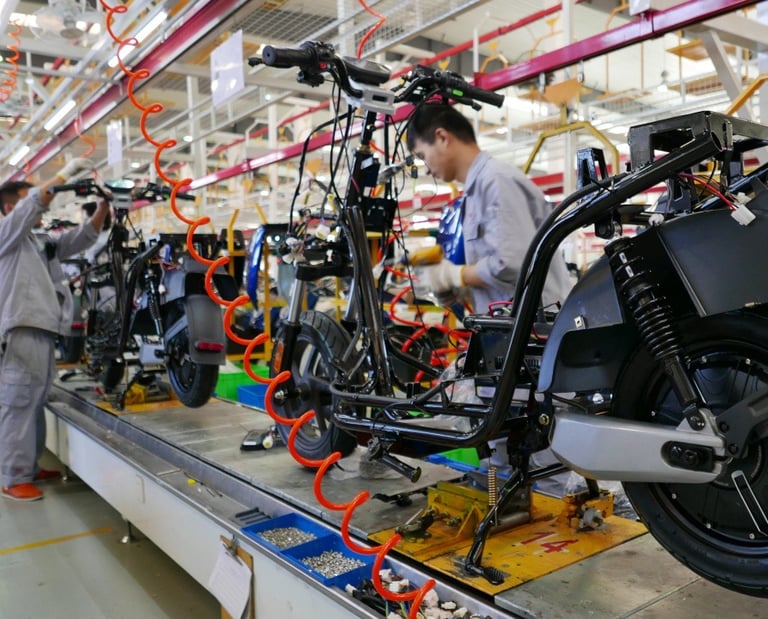 electric trike production line