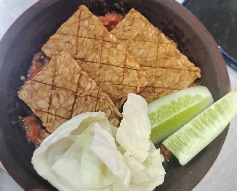 Nasi Tempe Penyet