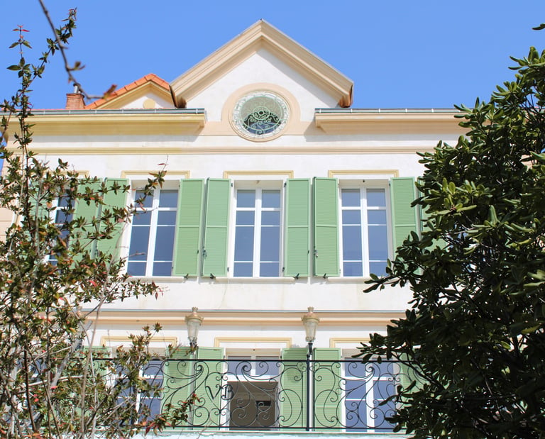 Façade villa Belle Époque