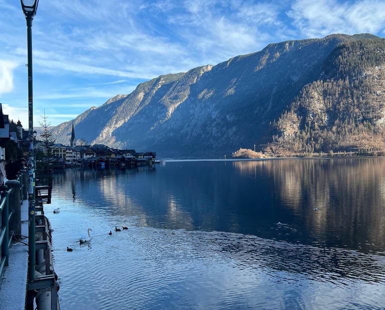 Aussicht von Hallstatt
