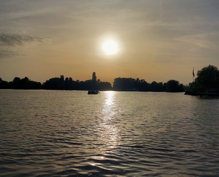 Sonnenuntergang Westeinderplassen Aalsmeer