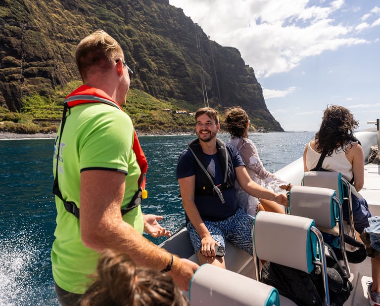 Cabo Girao boat tour, Madeira