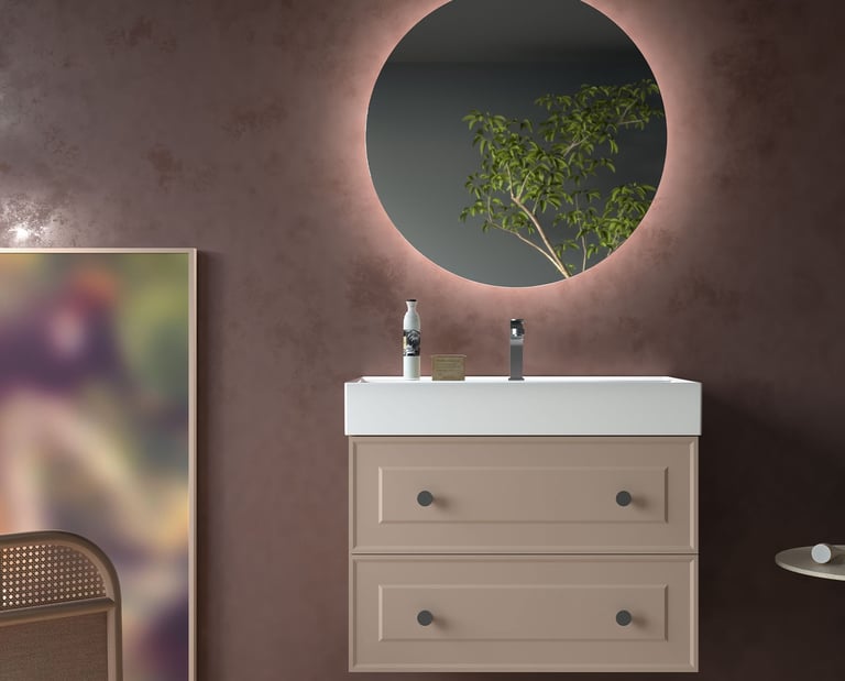 Salgar 600 Macchiato colour bathroom vanity