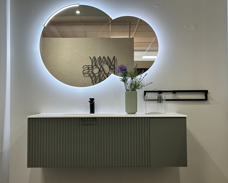 Salgar 1000 Forest Green bathroom vanity