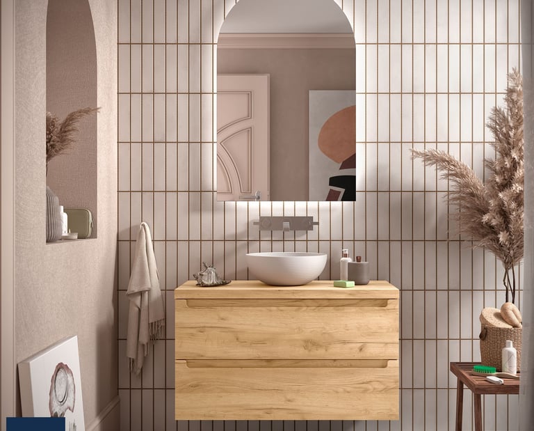 Salgar Montana Oak Monterrey Vanity Unit