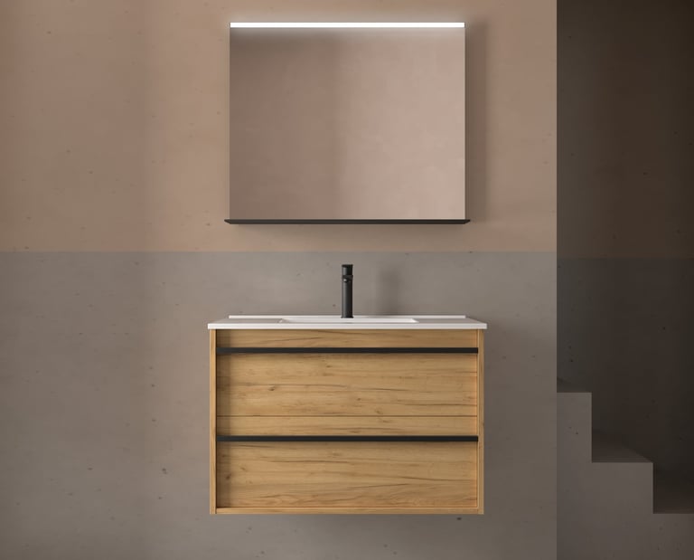 Salgar Attila Africa Oak vanity