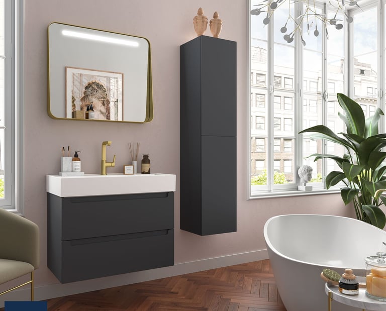 Salgar 2 draw bathroom Vanity