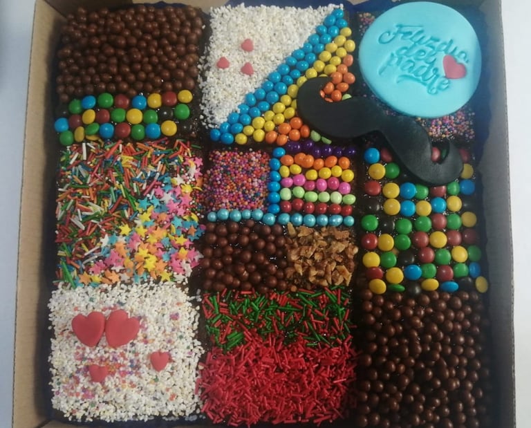 brownie de chocolate pasteleria queti