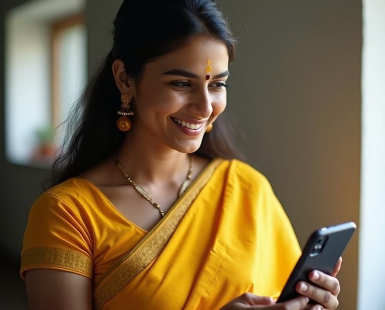 student learning sangeetham online