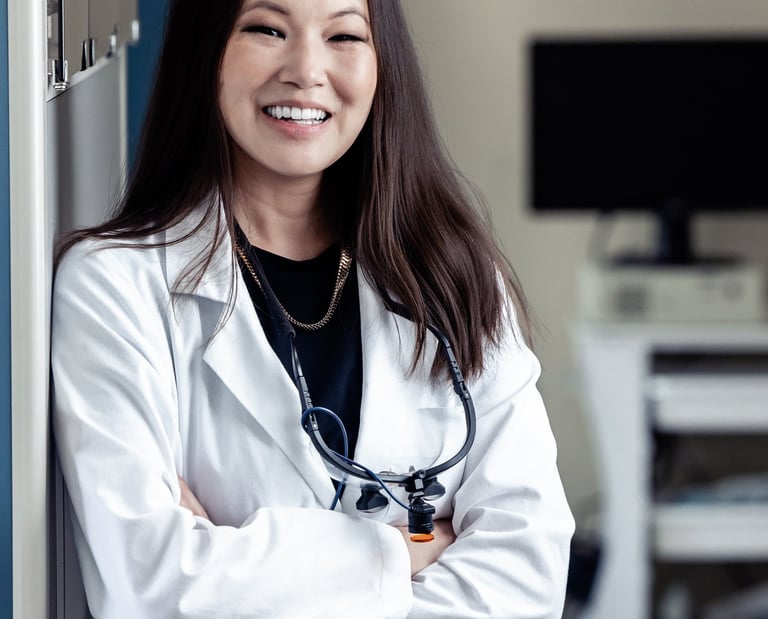 A smiling Dr. Oyama.