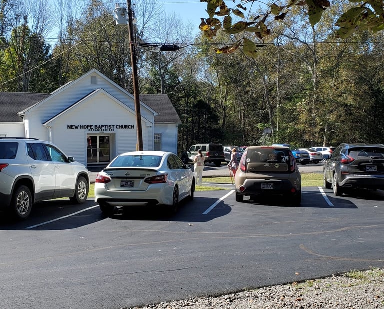 New Hope View from Parking Lot