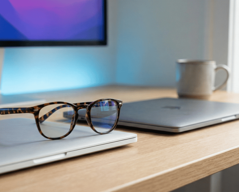 Blue light blocking glasses