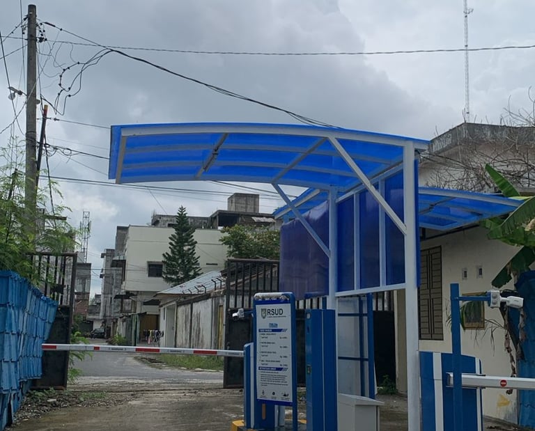 Alat parkir otomatis di RSUD