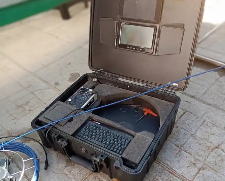 Maquina de video inspeccion de cañeria servicio mg destapaciones