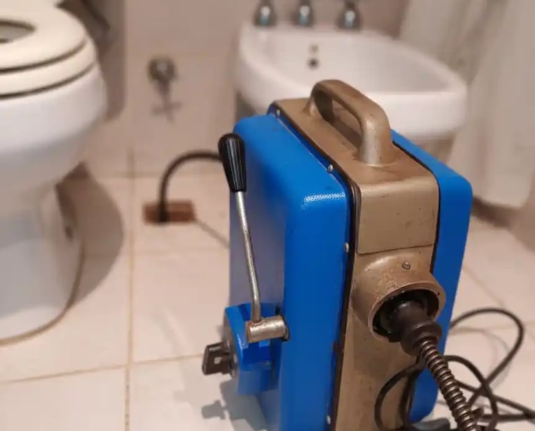 Maquina destapacion baño servicio mg destapaciones