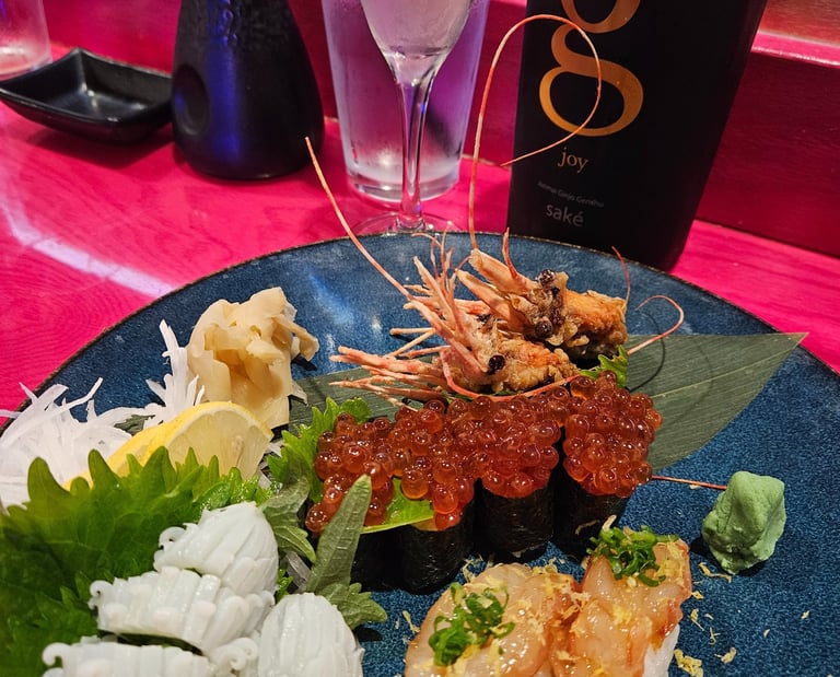 Nigiri and sashimi sushi and Good Fortune St Pete Florida