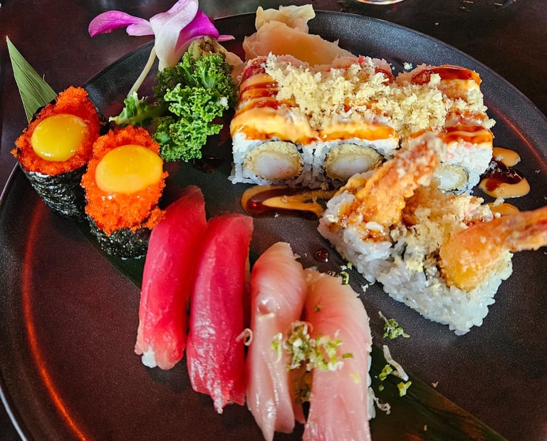 Nigiri, and rolls sushi at Tsunami Lakewood  Ranch, Florida