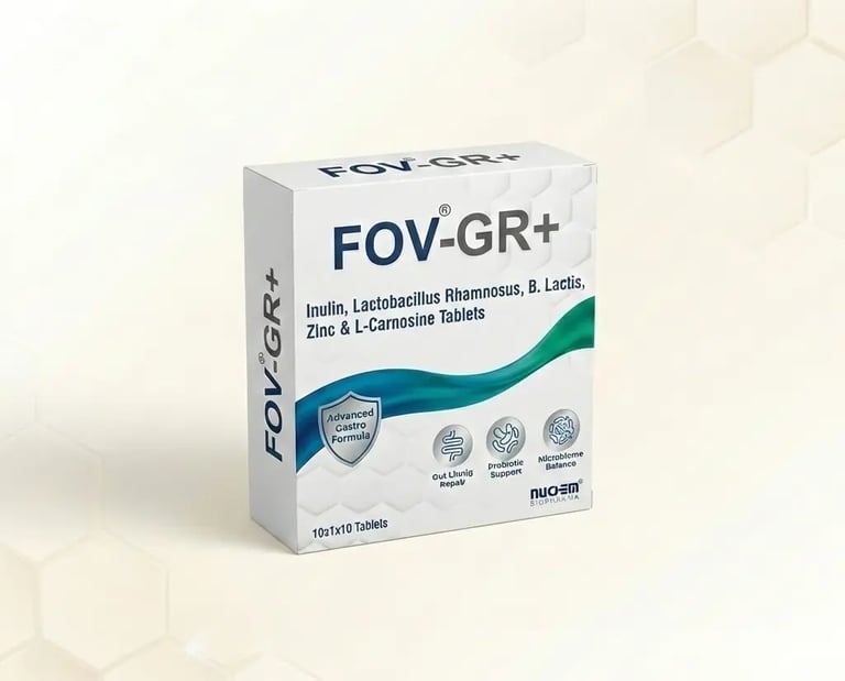 FOV-GR+: Zinc L-Carnosine Gastro Formula | Nuchem Biopharma