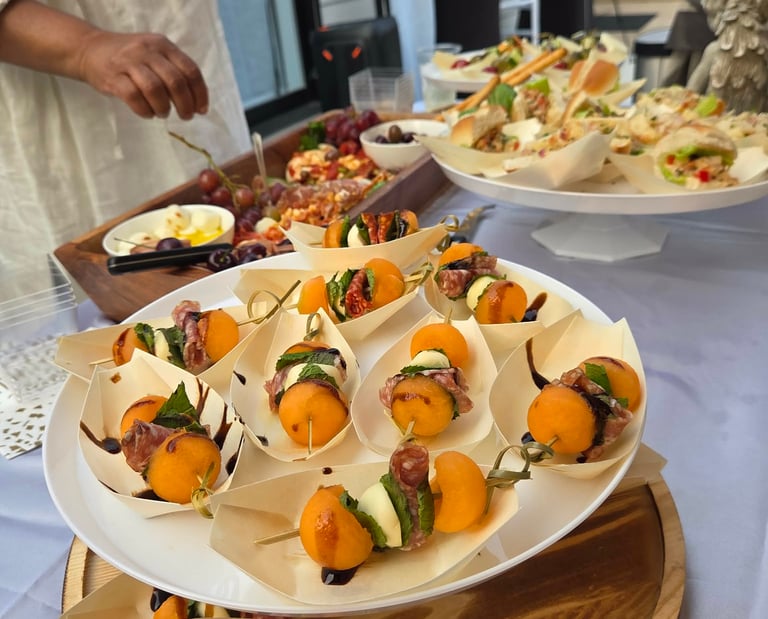 delicious food catering for a special event