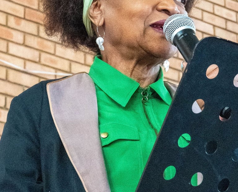 Former deputy president of South Africa Hon Baleka Mbete