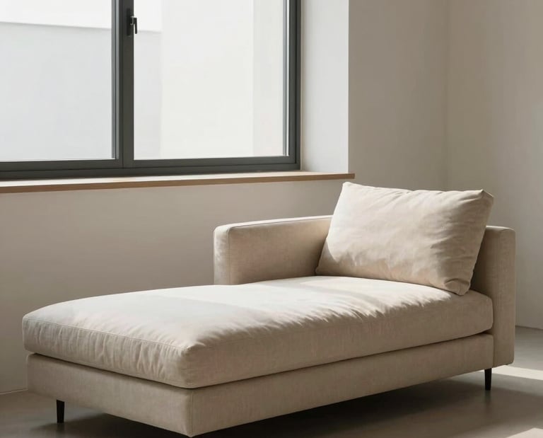 A cozy therapy chair