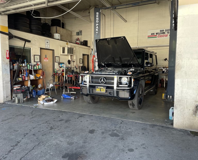 Mercedes-Benz G wagon repair shop Burbank