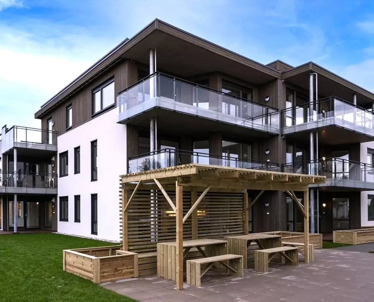 Prefabricated apartment building