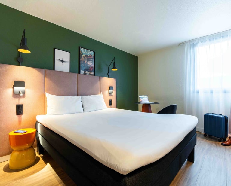 Chambre double de l'hôtel Ibis Strasbourg Centre Petite France