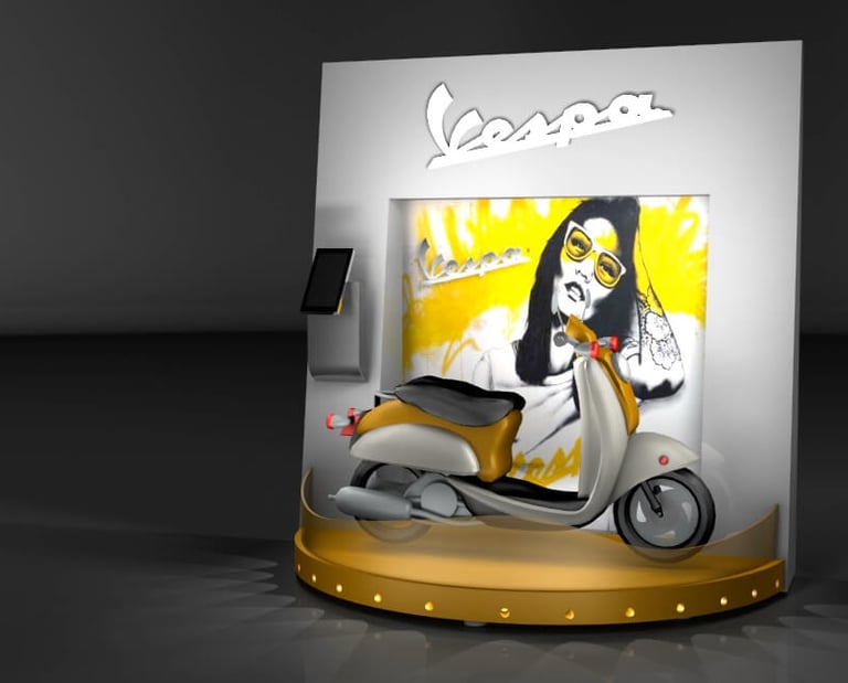 Stand Exhibidor Motos