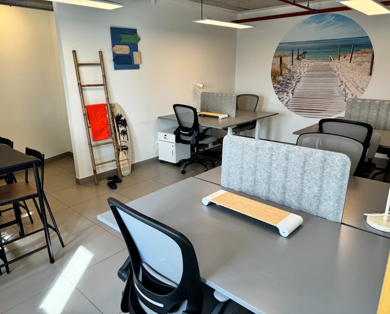 Bureau ergonomique pour travailler assis ainsi que debout