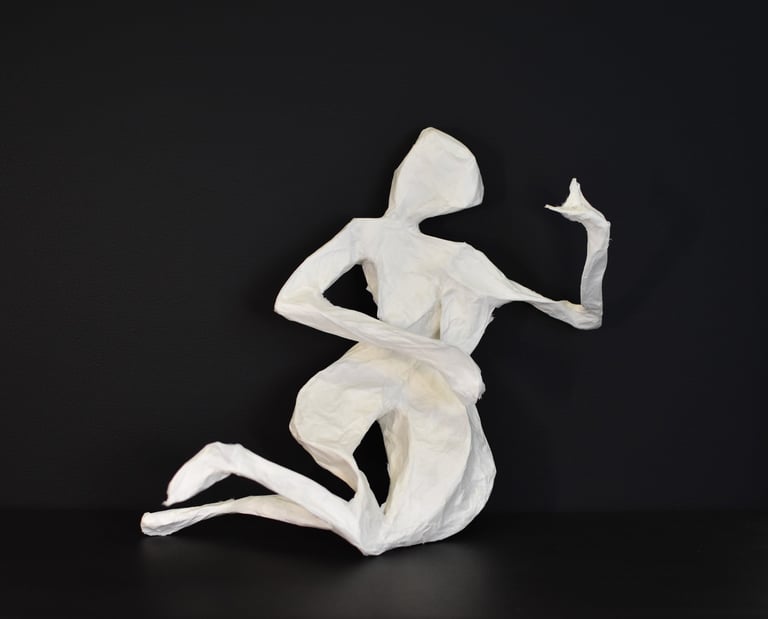 paper sculpture characters whenzou paper Sète France