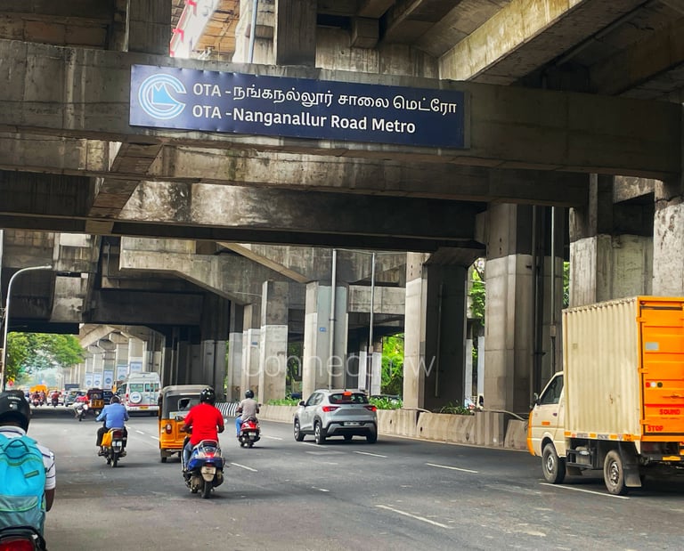 OTA Nanganallur Road  Metro Station