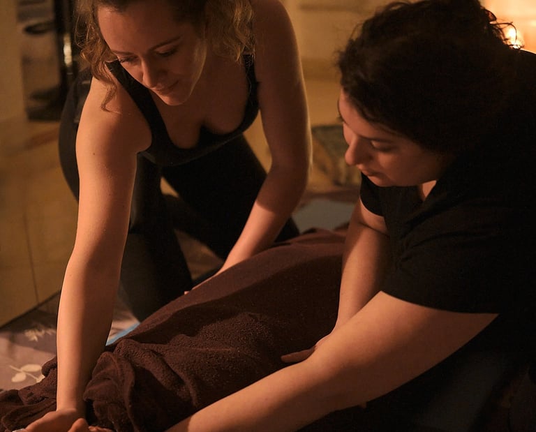 rituel rebozo 4 mains