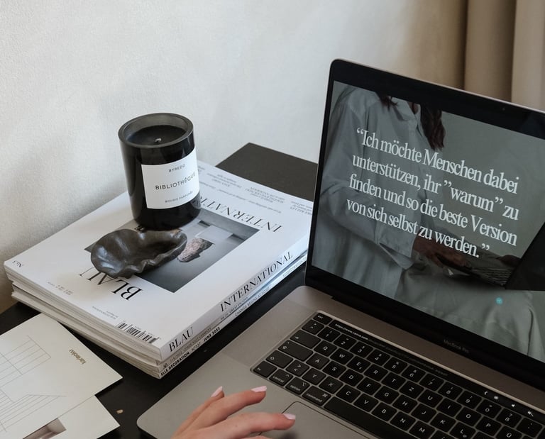 Online-Coaching Präsentation Karrierecoaching und Purpose