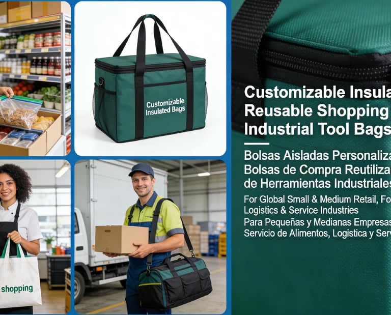 Custom insulated bagsReusable shopping bagsCustom tool bags