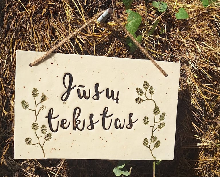 individuali iškaba personalizuota iškaba užrašas namams