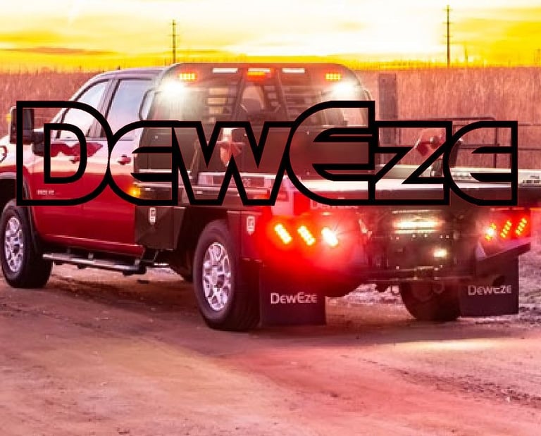 DewEze Bale beds, Flatbeds, Beefcake Cake feeders, Super Slicers, and Unrollers
