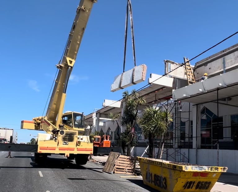 movimiento de escombros