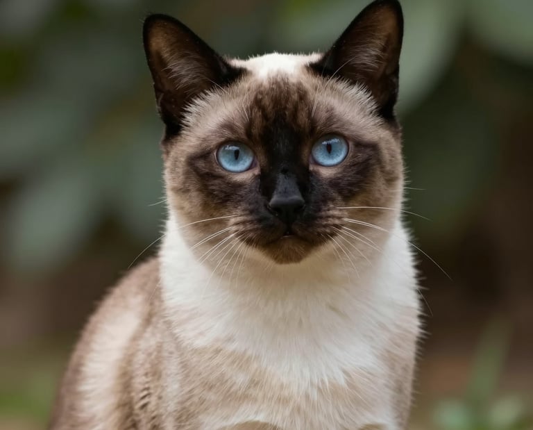 Image of a siamese cat render.