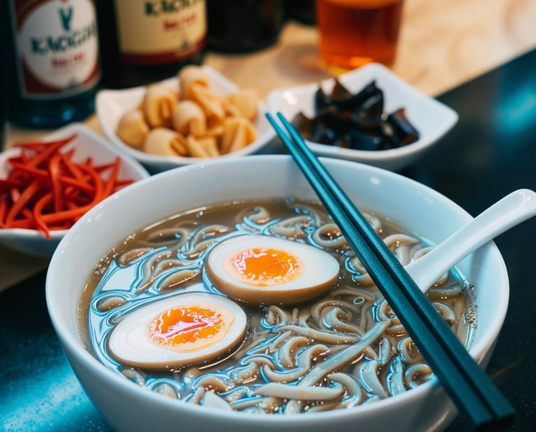 Image of our hot ramen render artwork.